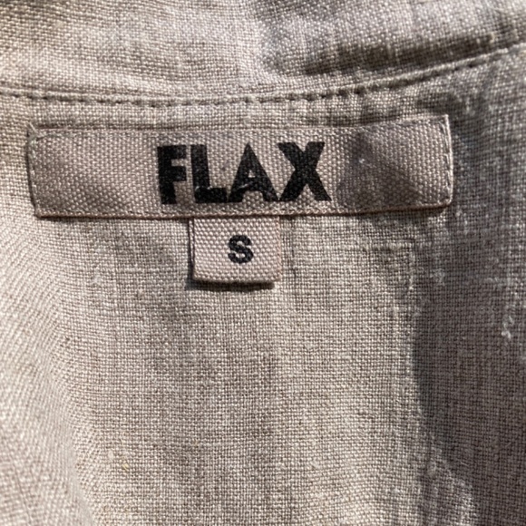 FLAX 100% Linen Jacket / Duster / S - Picture 6 of 6